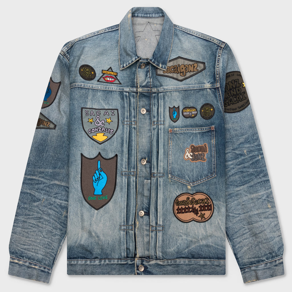 Sacai Gonz Denim Jacket - Light Blue