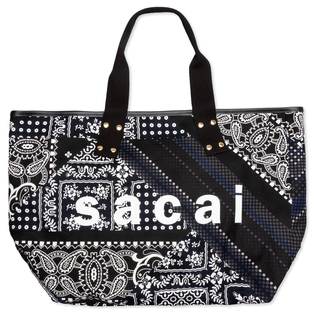 Hank Willis Thomas Patchwork Tote - Black/Navy