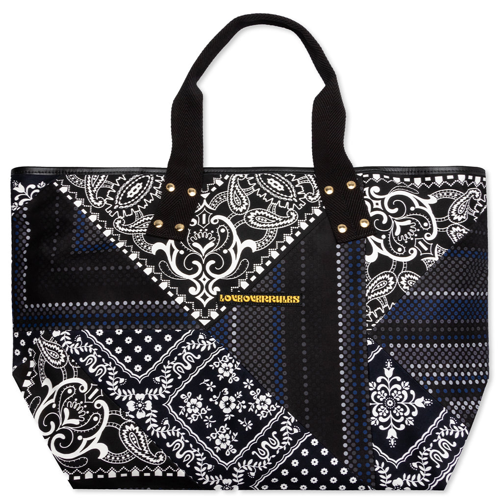 Hank Willis Thomas Patchwork Tote - Black/Navy
