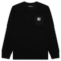 Cotton Jersey L/S T-Shirt - Black