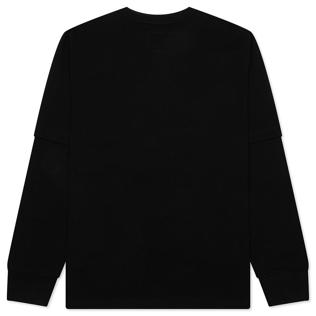 Cotton Jersey L/S T-Shirt - Black