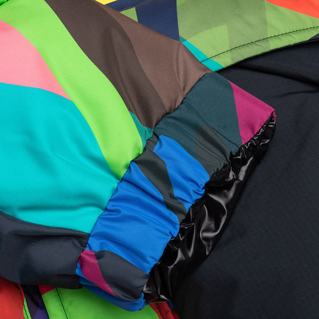 Print Blouson Coat - Multi