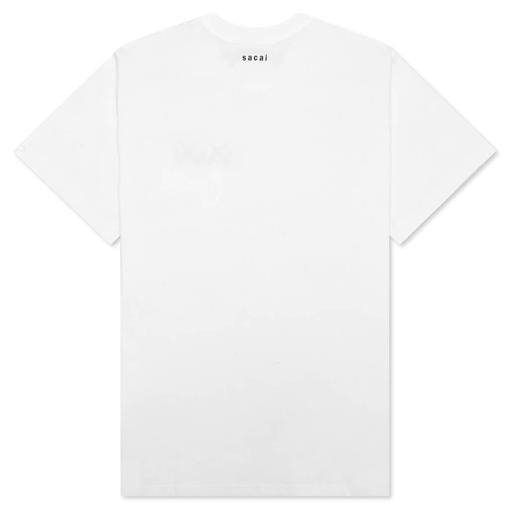 Embroidery T-Shirt - White/Black