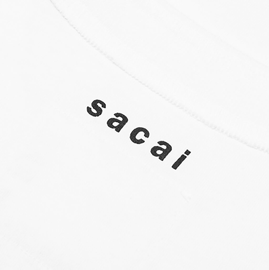 Embroidery T-Shirt - White/Black
