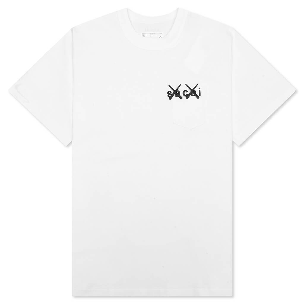 Embroidery T-Shirt - White/Black