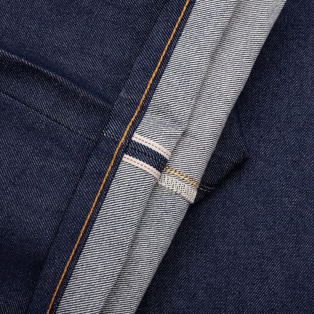 Wide Leg Denim Pants - Indigo