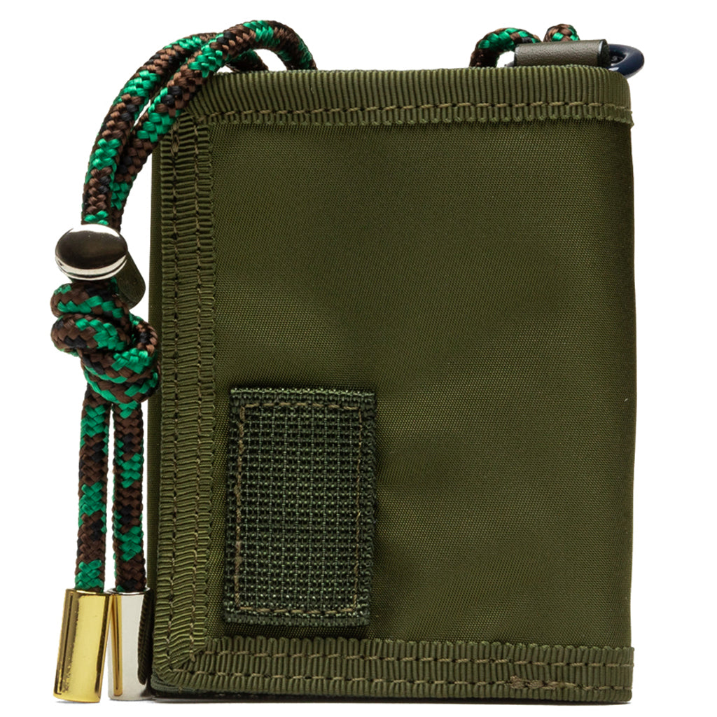 Nylon Trifold Wallet - Khaki