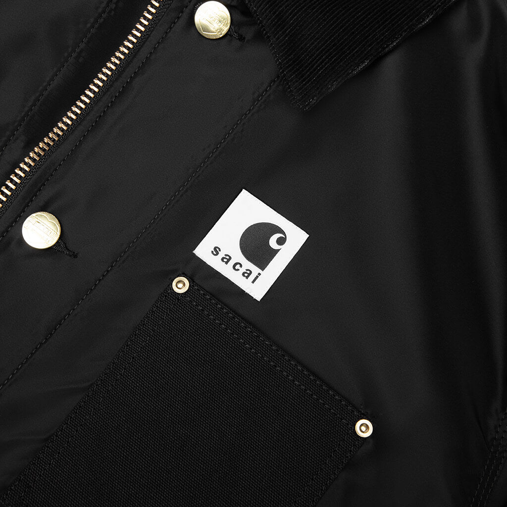Nylon Twill Duck Blouson - Black