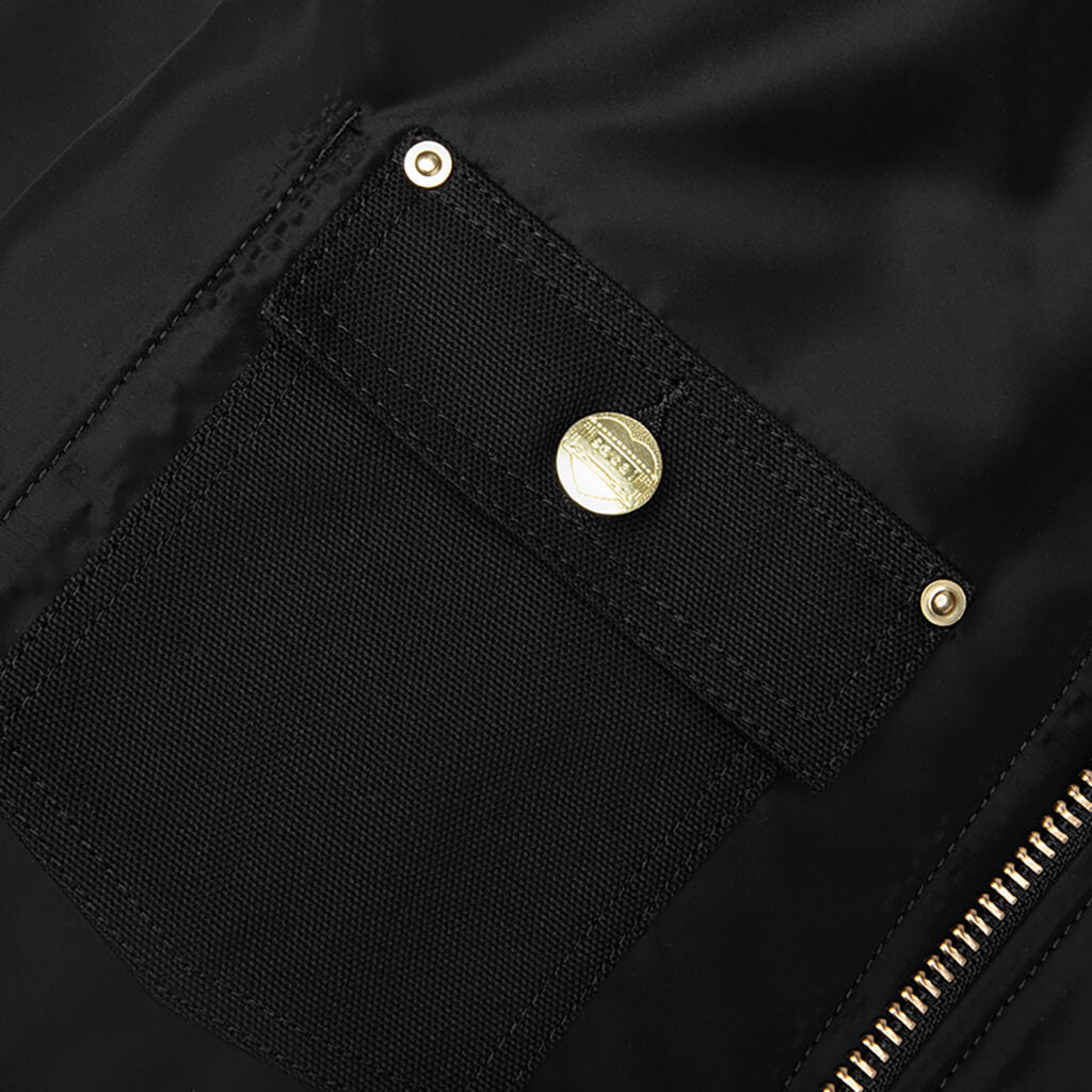 Nylon Twill Duck Blouson - Black
