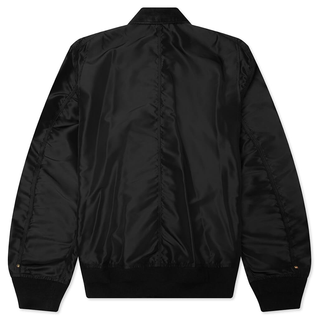 Nylon Twill Duck Blouson - Black