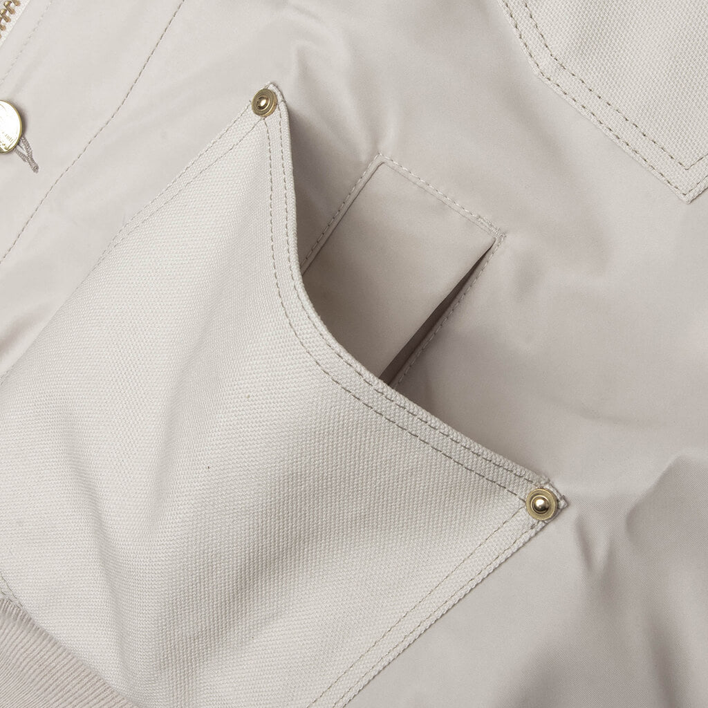 Nylon Twill Duck Blouson - Ivory
