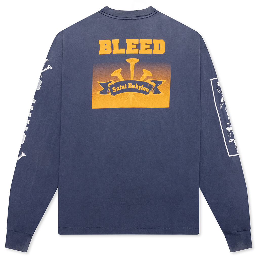 Bleed L/S Tee - Navy