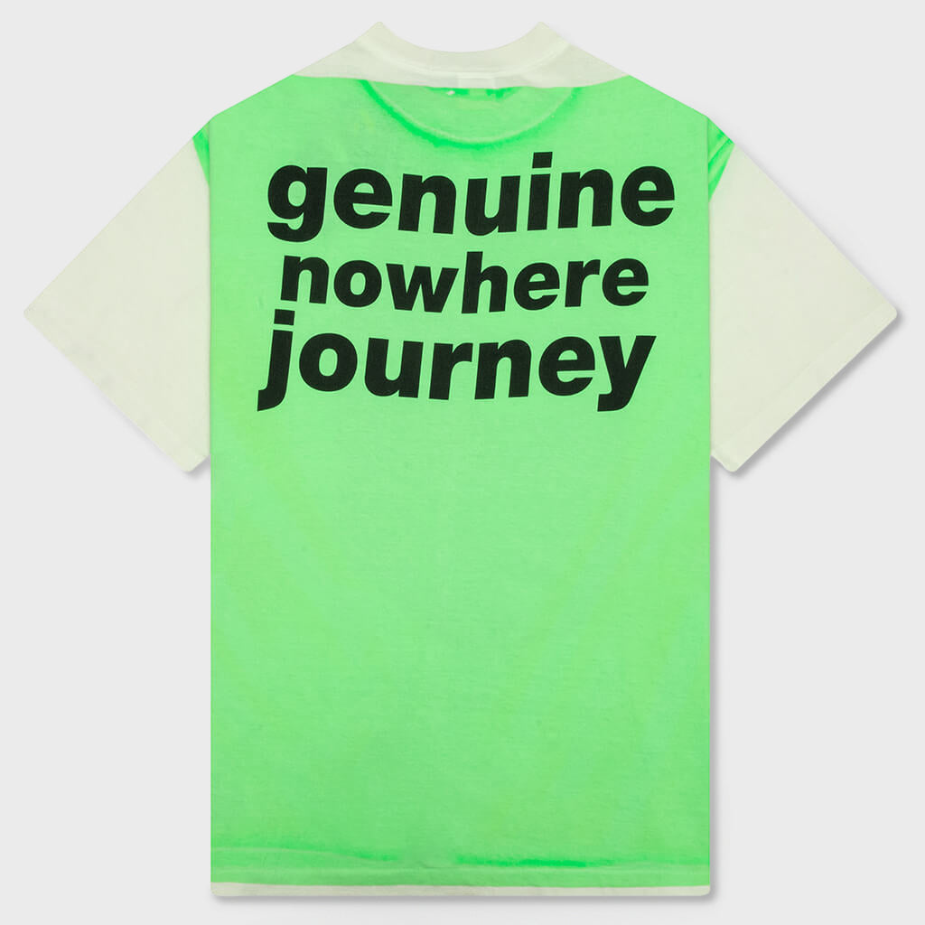 Handprint Genuine Nowhere Journey S/S Tee - White/Green