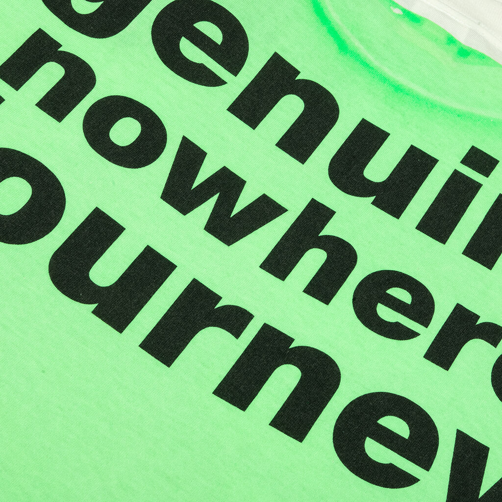 Handprint Genuine Nowhere Journey S/S Tee - White/Green