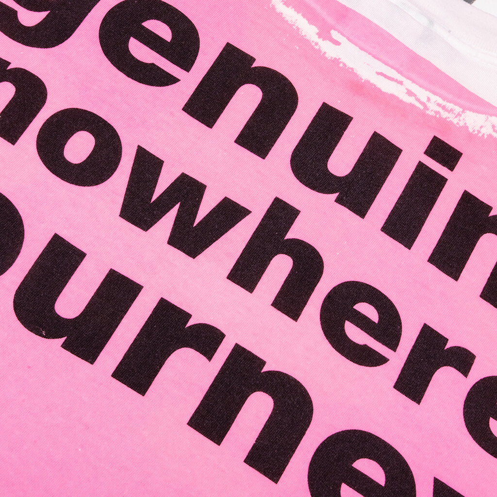 Handprint Genuine Nowhere Journey S/S Tee - White/Pink