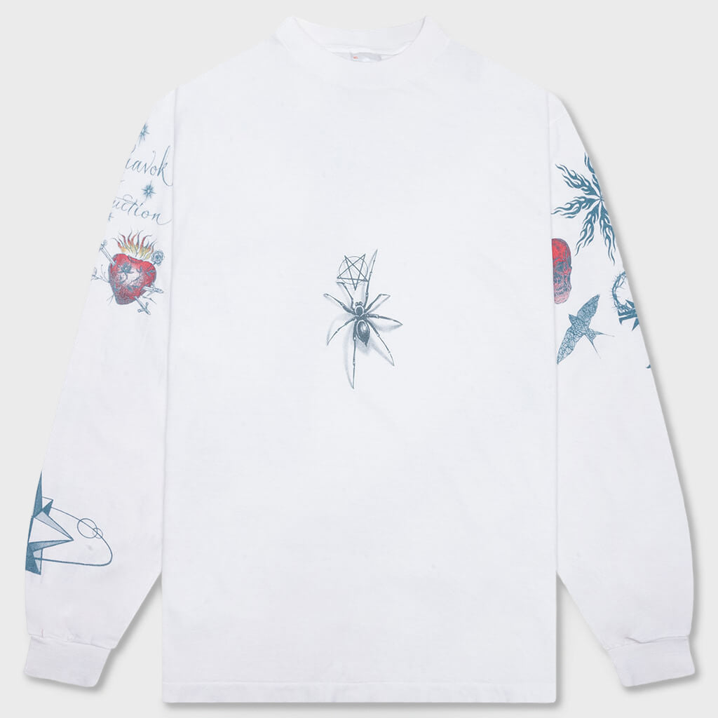 L/S Tee - White