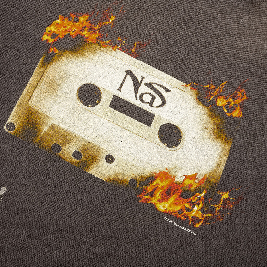 Radio Tape On Fire S/S Tee - Black