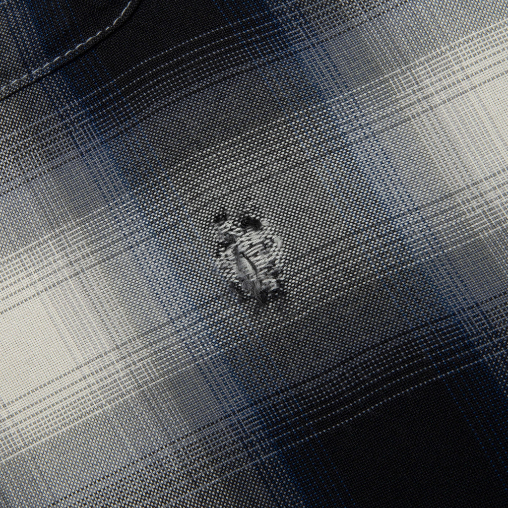 Mx6 Checkered L/S Buttonup Shirt - Navy