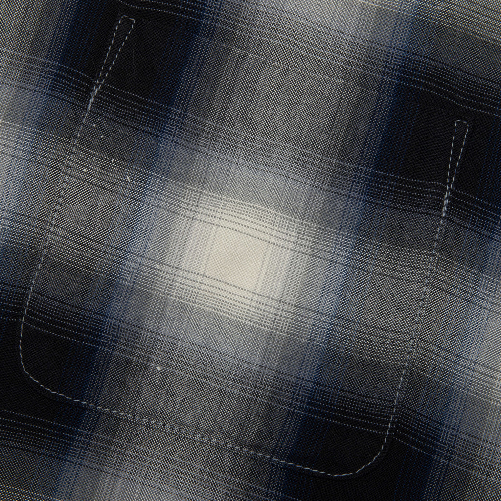 Mx6 Checkered L/S Buttonup Shirt - Navy