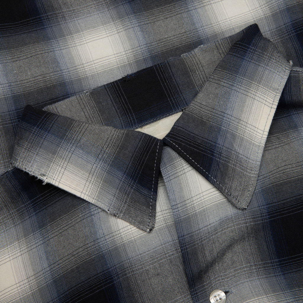 Mx6 Checkered L/S Buttonup Shirt - Navy