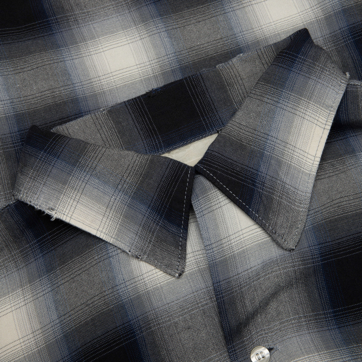 Mx6 Checkered L/S Buttonup Shirt - Navy