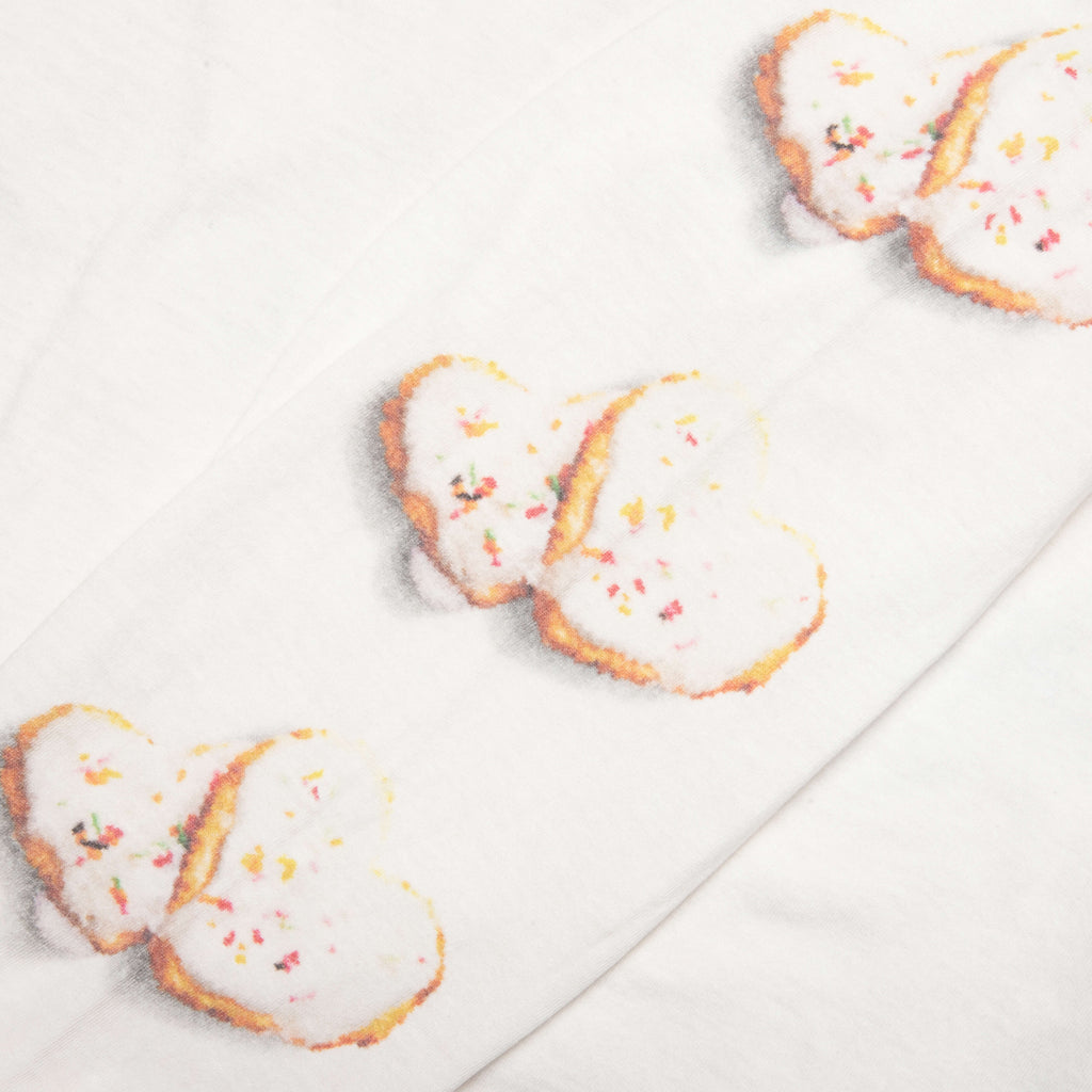 Heart Cookie L/S Tee - White