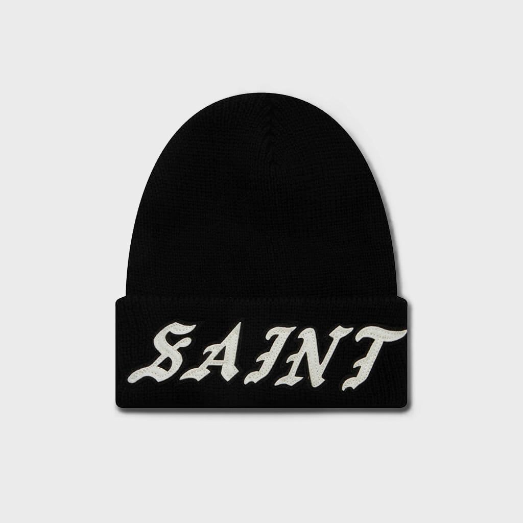Saint Knit Beanie - Black