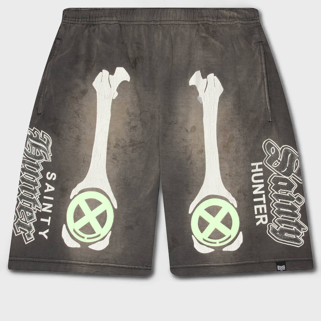 Bone Cut Sew Shorts - Charcoal