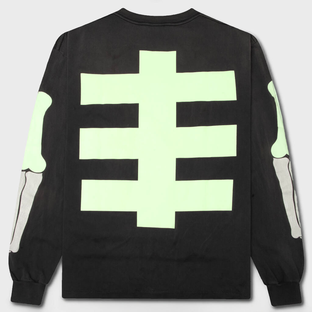 Bone L/S T-Shirt - Black