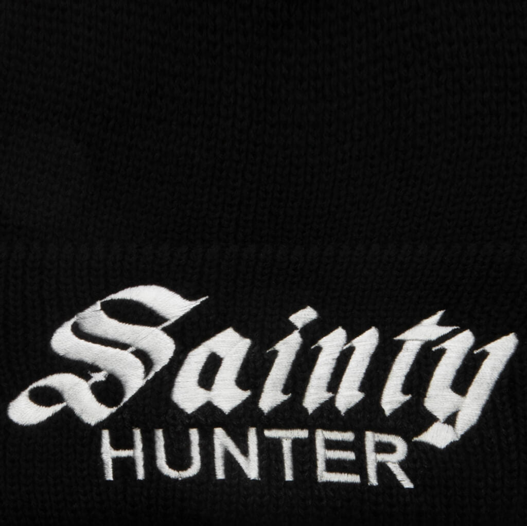Sainty Hunter Knit Beanie - Black