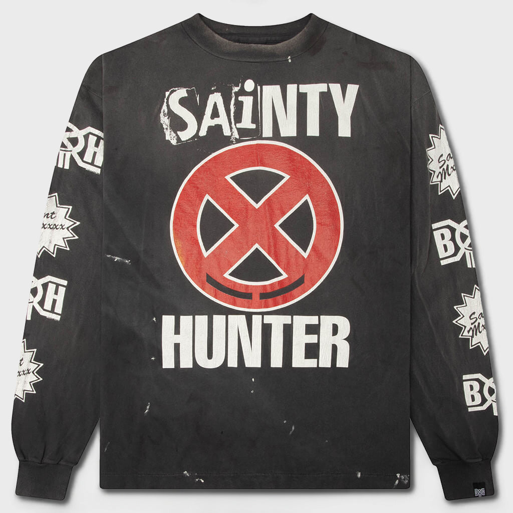 Sainty Hunter L/S T-Shirt - Black