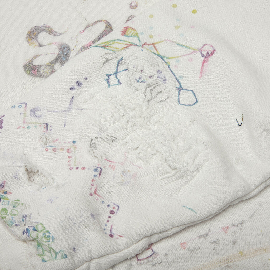 Double Face Hoodie - White