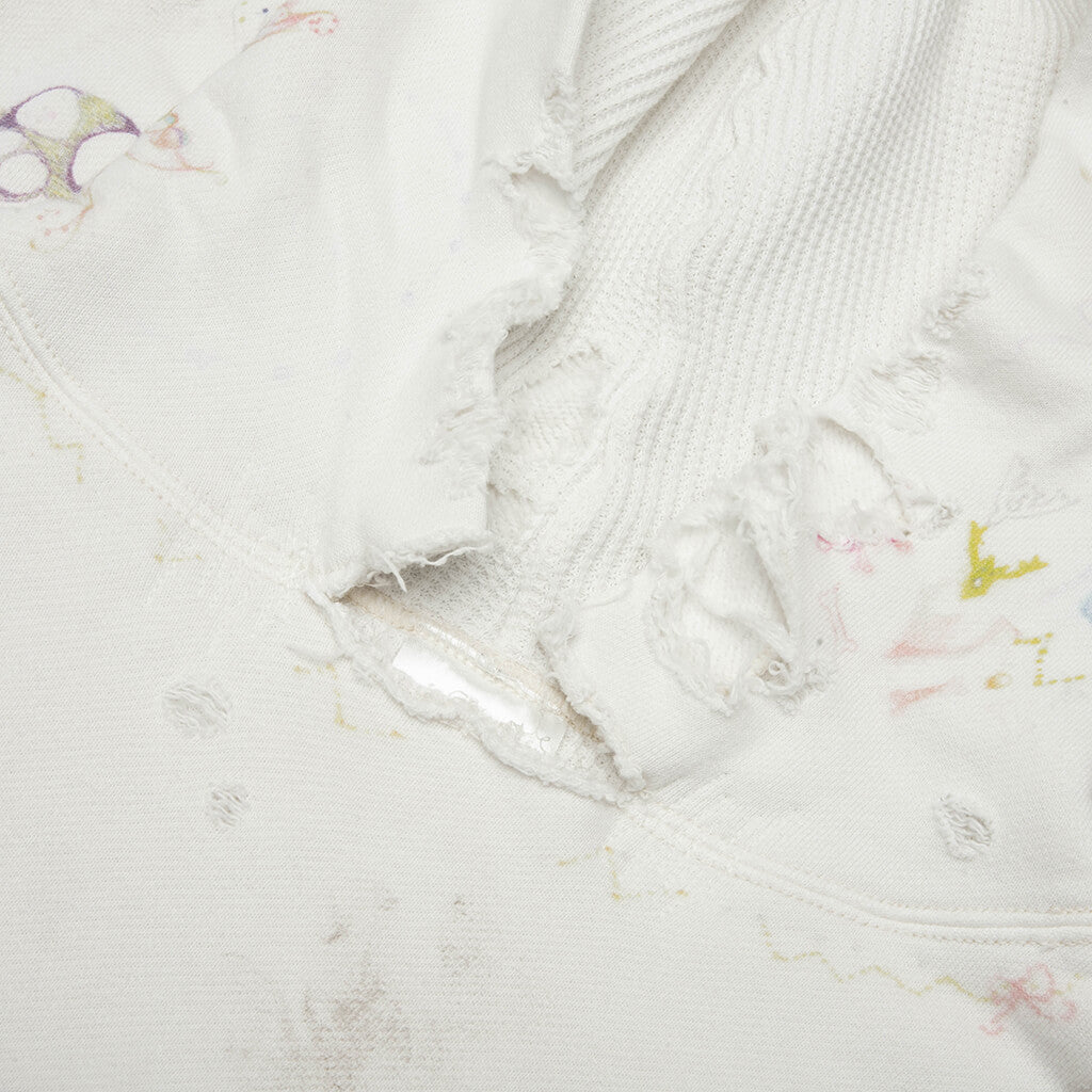 Double Face Hoodie - White