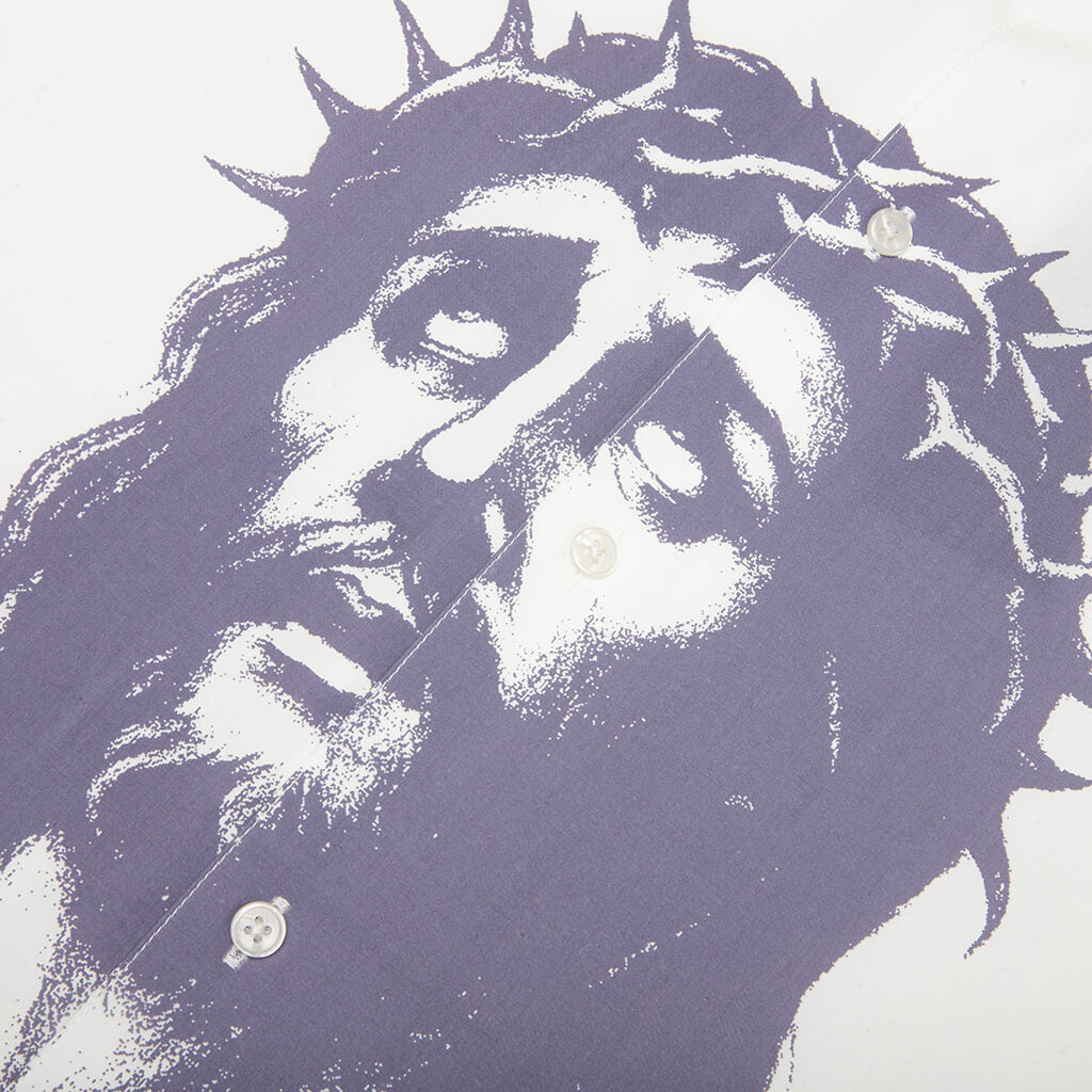 Salvation Button Up Shirt - White