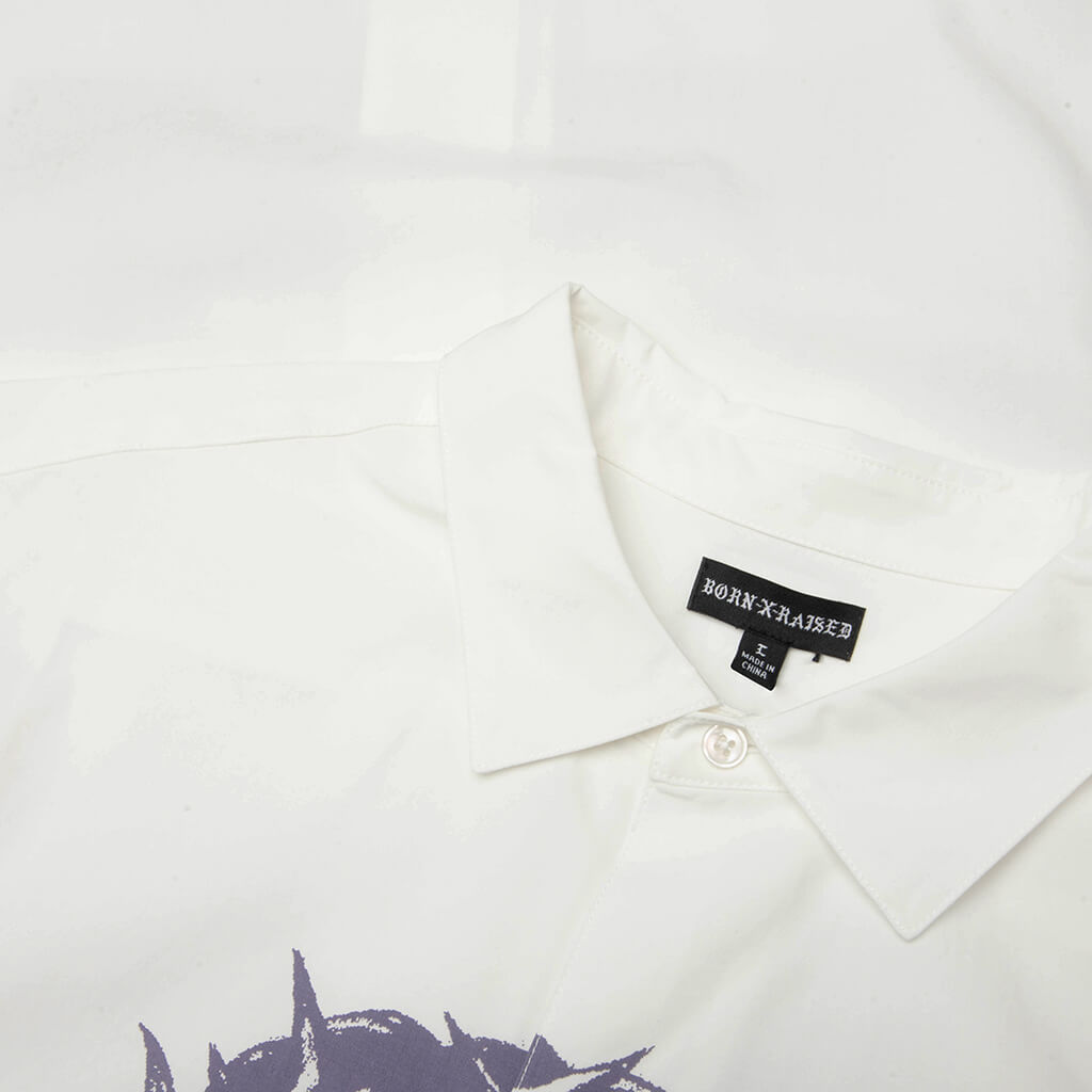 Salvation Button Up Shirt - White