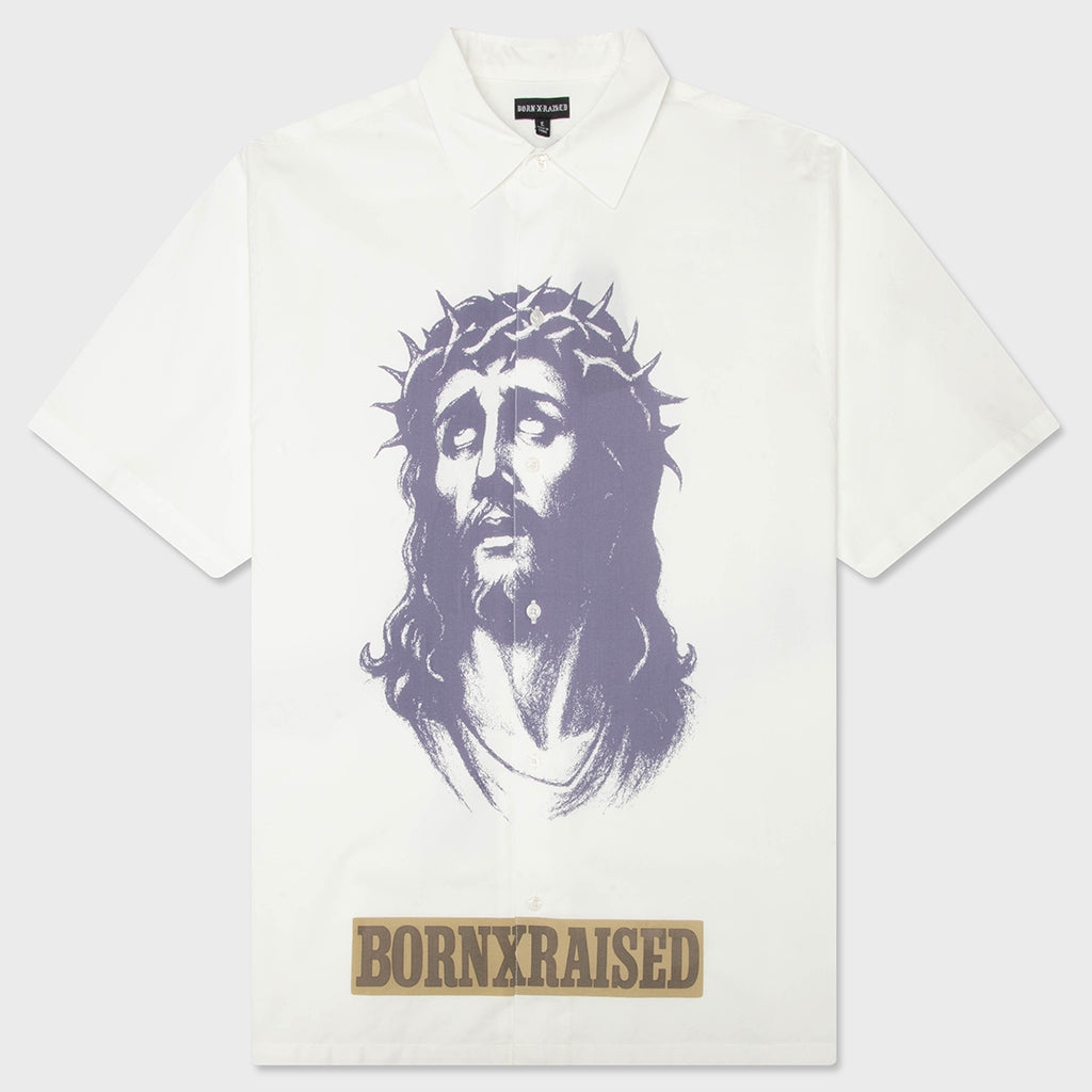 Salvation Button Up Shirt - White