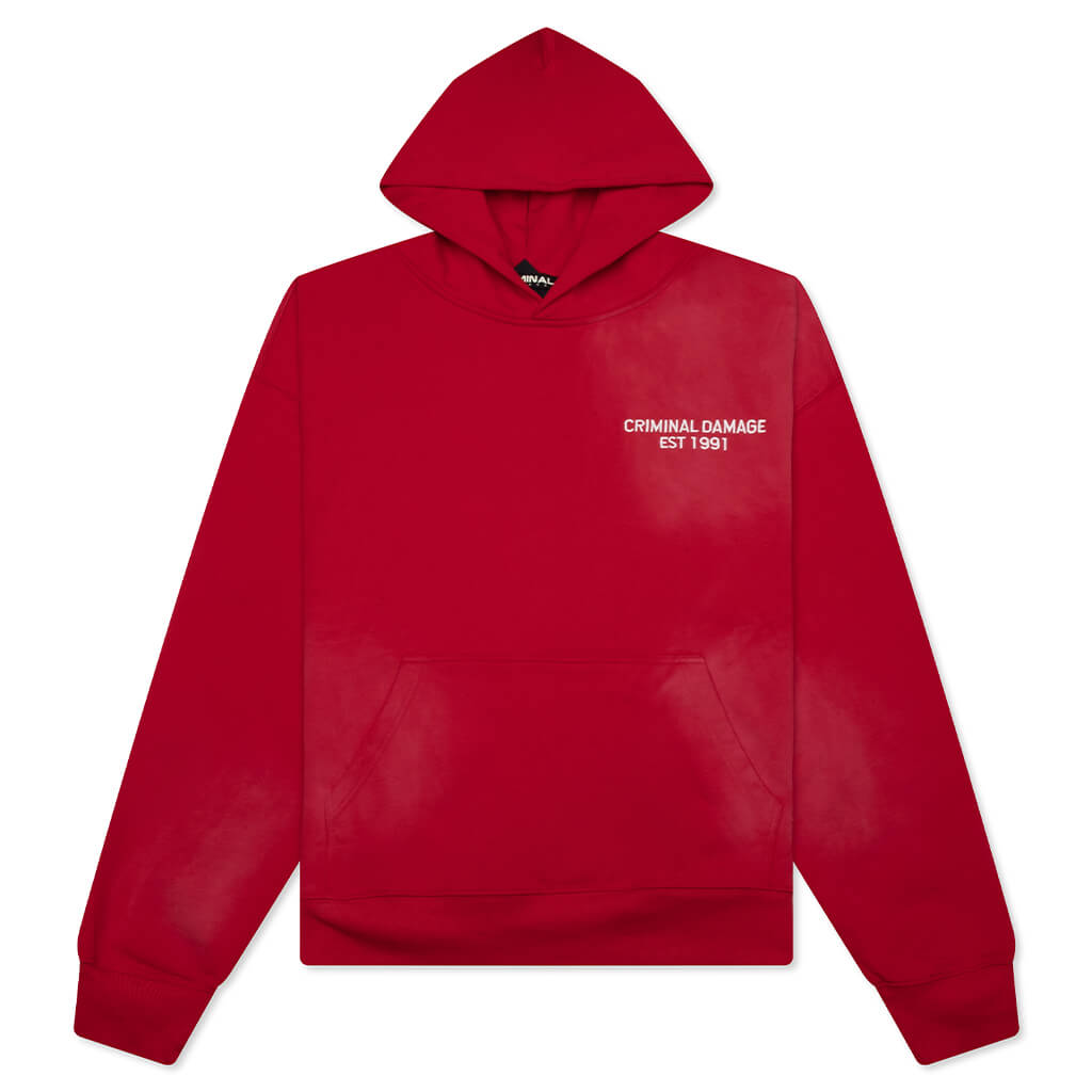 Samurai Hood - Washed Red
