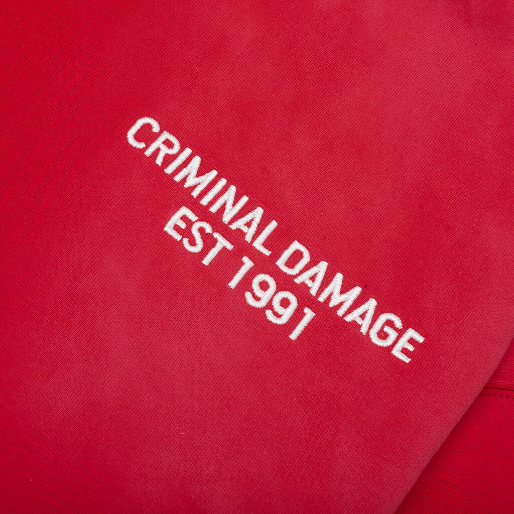 Samurai Hood - Washed Red