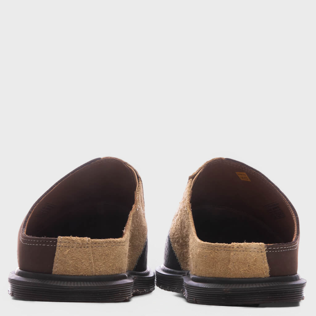 San Patchwork Mule - Butterscotch/Dark Brown