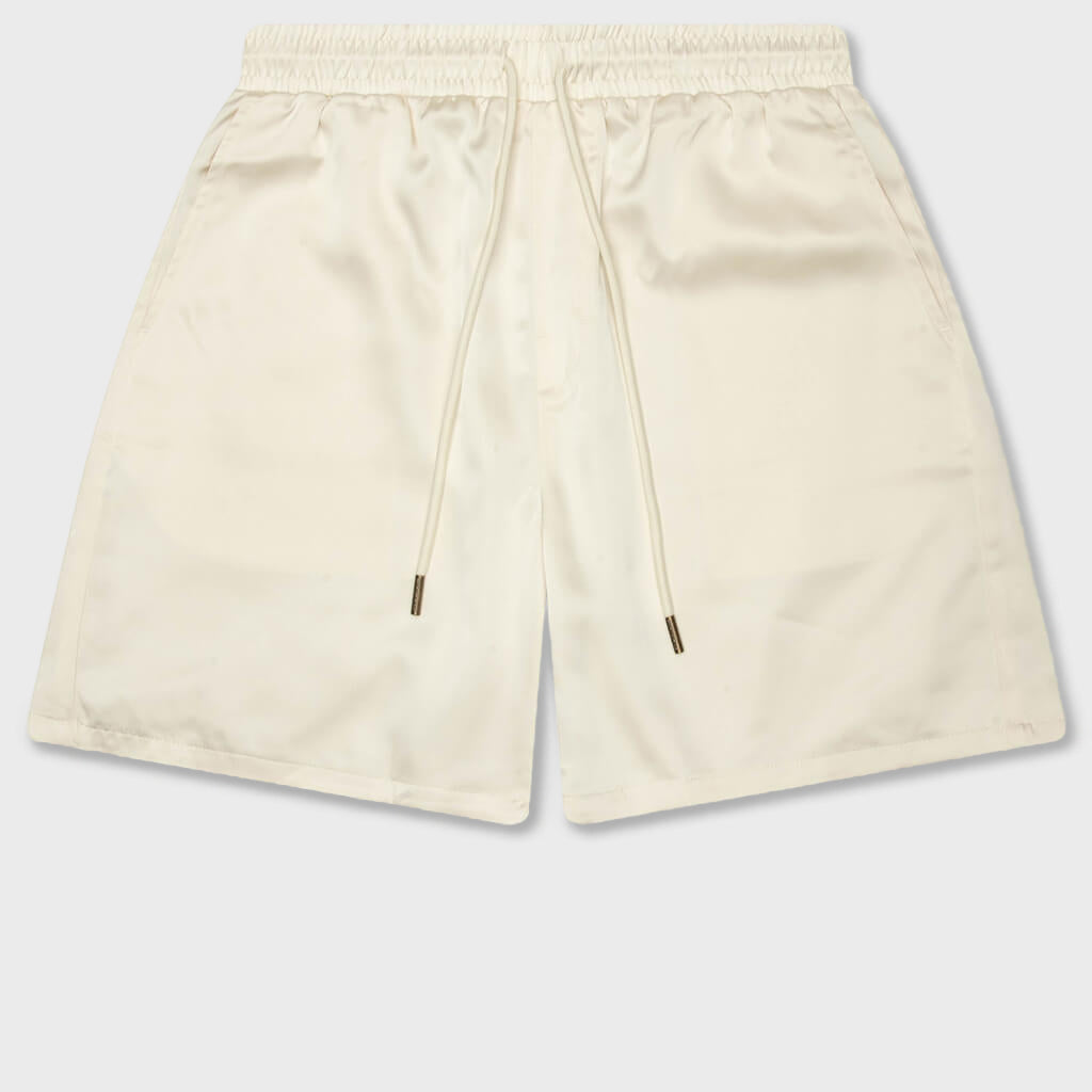 Satin Drawcord 7" Shorts - Sand