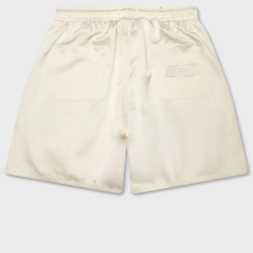 Satin Drawcord 7" Shorts - Sand