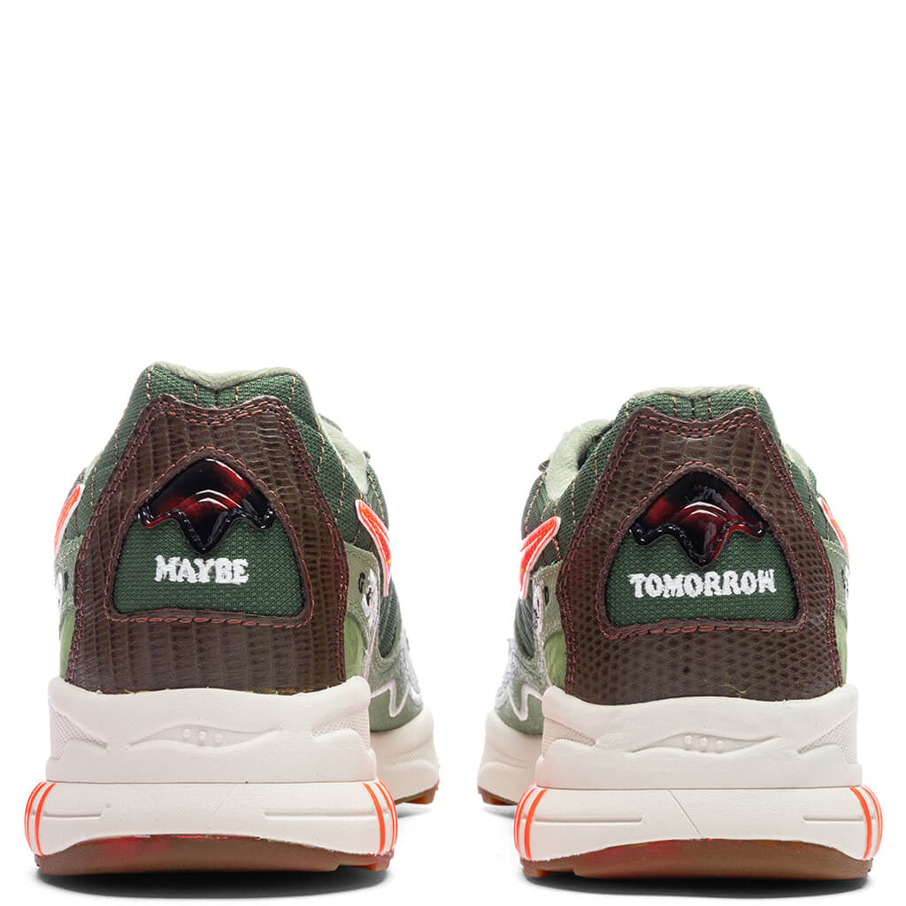 3D Grid Hurricane Tortoise - Green/Orange
