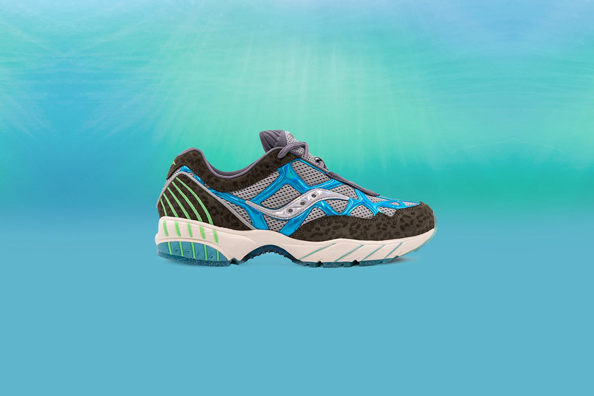 Grid Web 'Manatee' - Grey/Blue