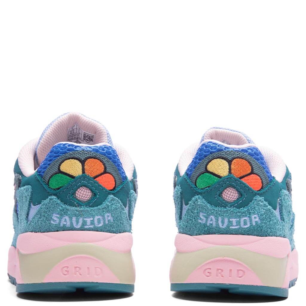 Grid Shadow 2 - Blue