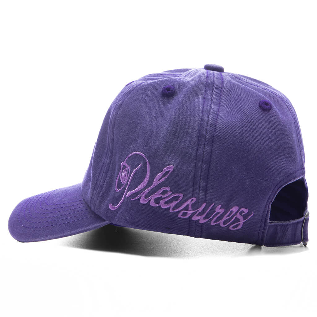 Scrawl Polo Cap - Eggplant