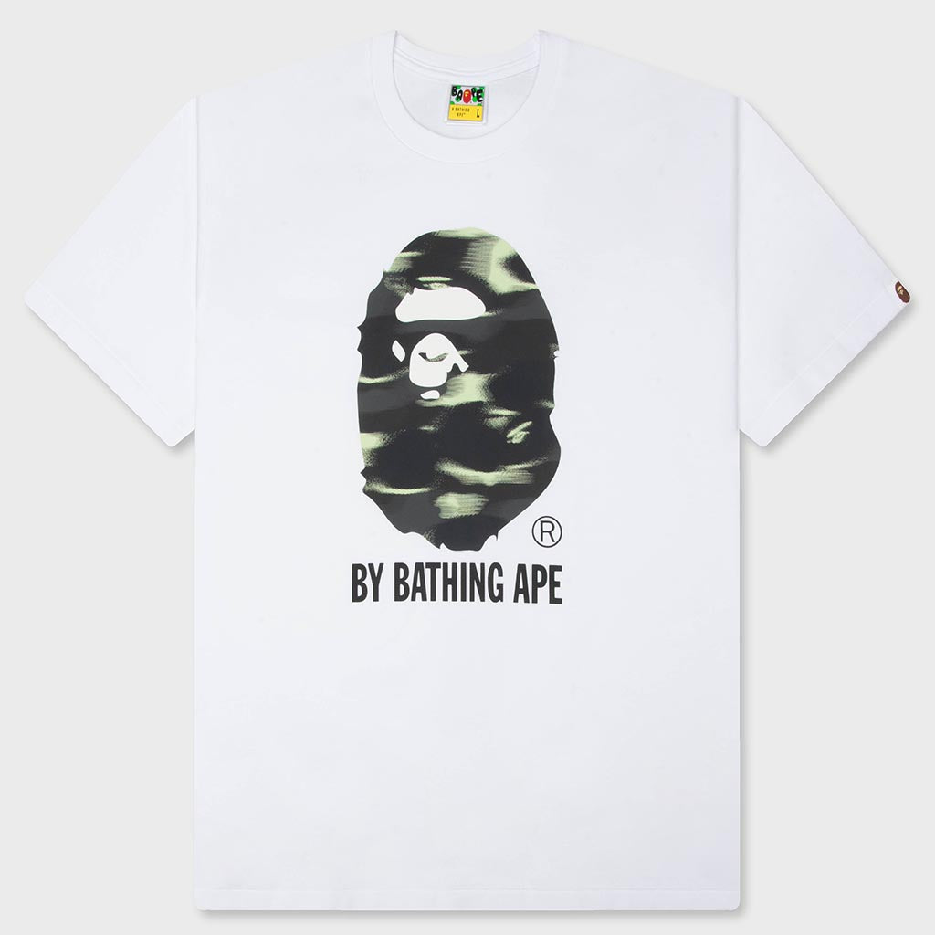 Screen Camo By Bathing Ape Tee - White