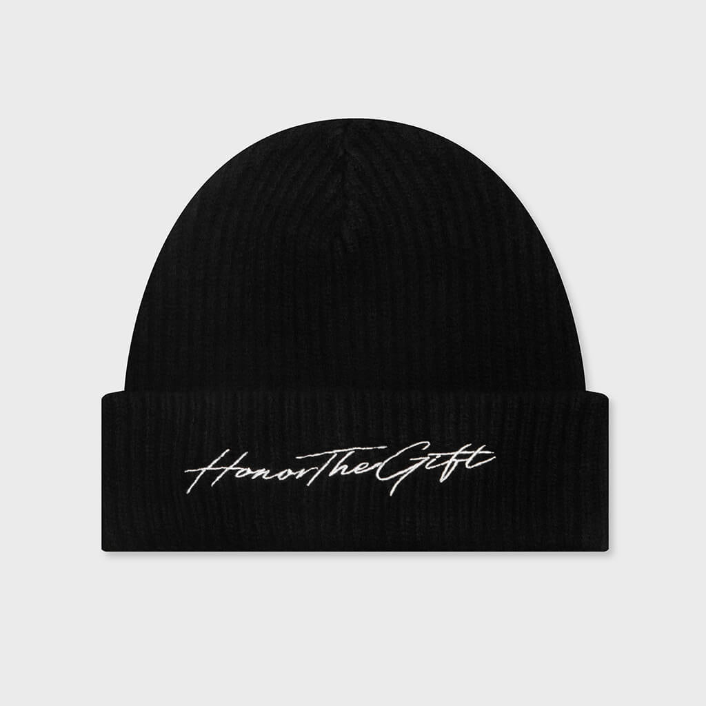 Script Beanie - Black
