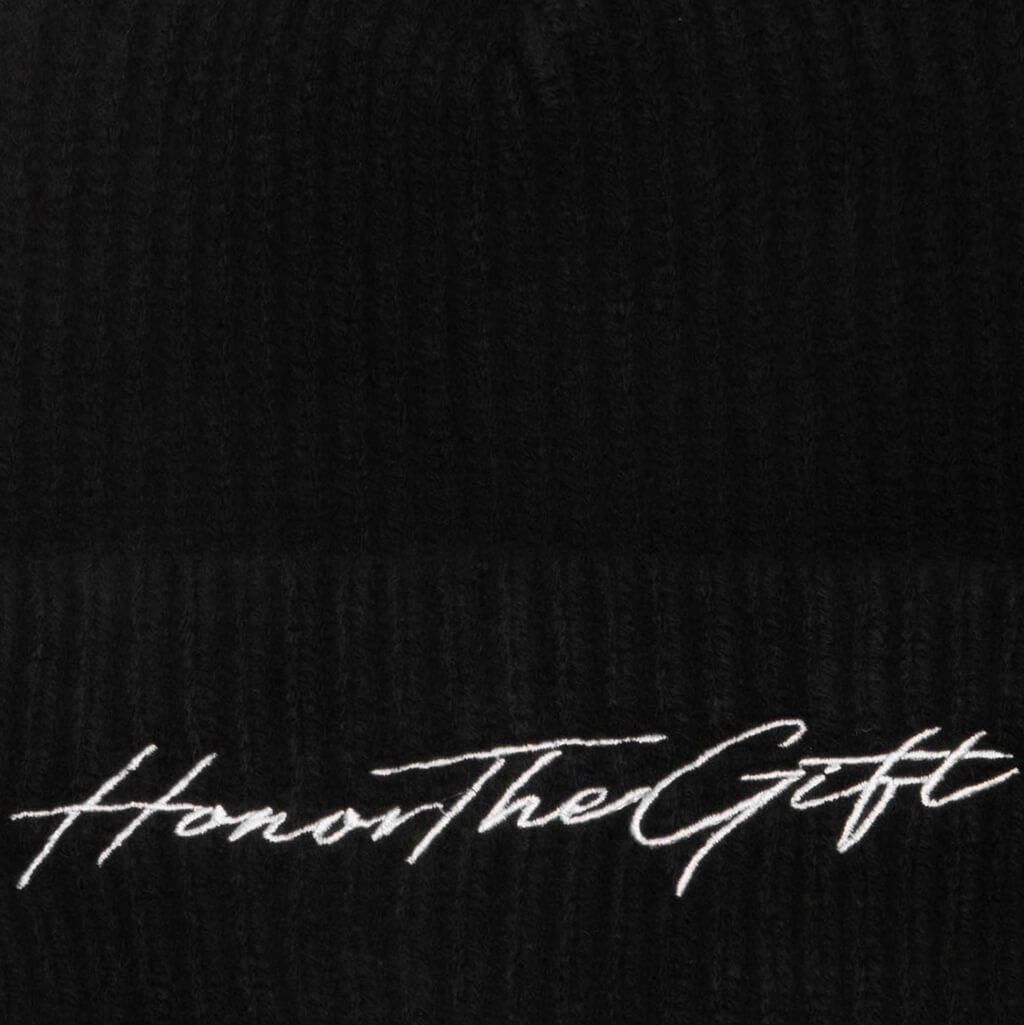 Script Beanie - Black