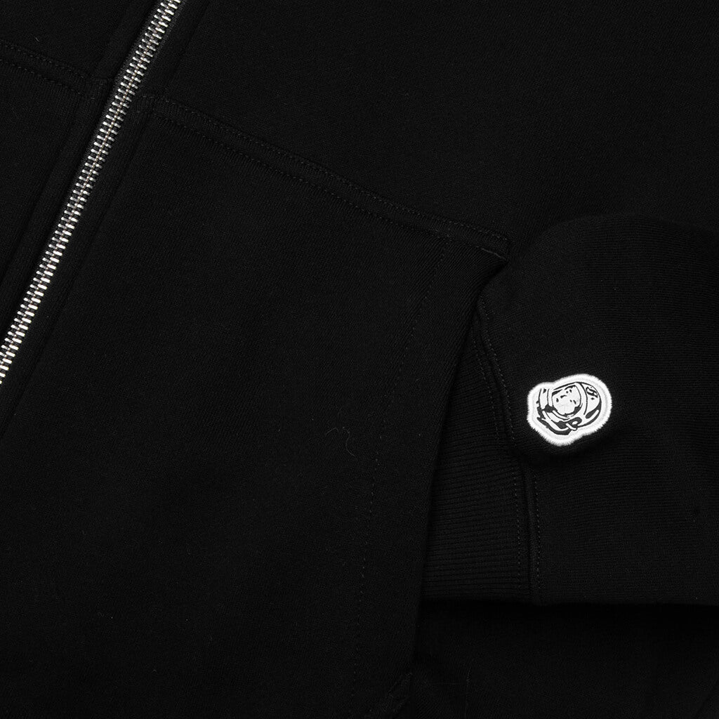 Script Zip Hoodie - Black
