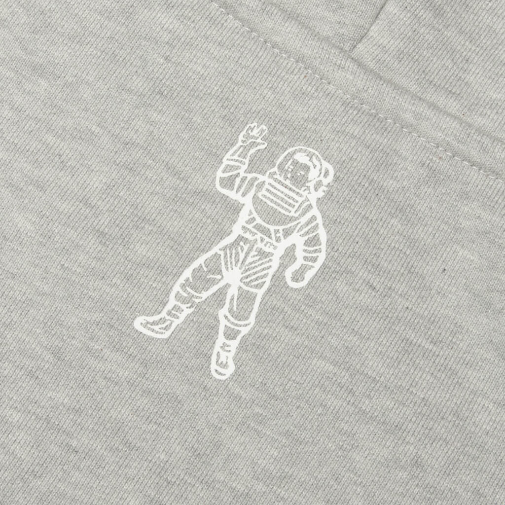 Script Zip Hoodie - Heather Grey